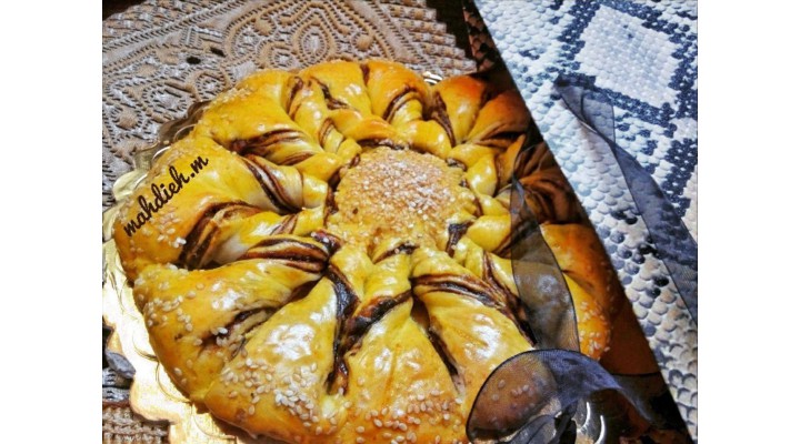 آموزش نان خرمایی لایه ای