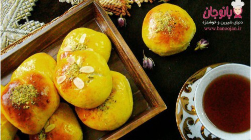 آموزش نان نارگیلی کرمدار و کلوچه سیب