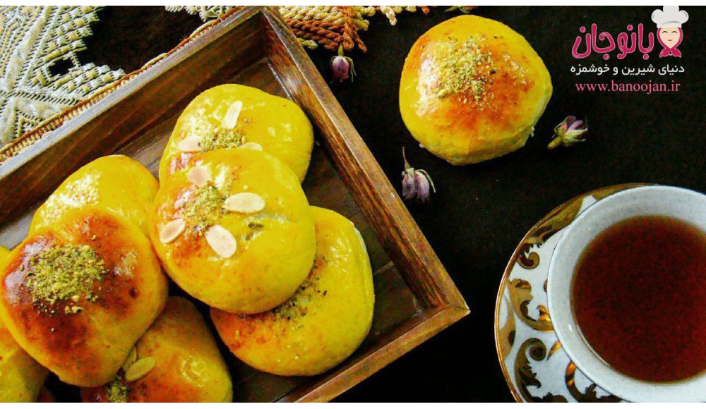 آموزش نان نارگیلی کرمدار و کلوچه سیب