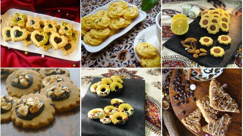 دوره آموزشی شیرینی خشک مدرن نوروزی؛ آموزش 8 مدل شیرینی مدرن