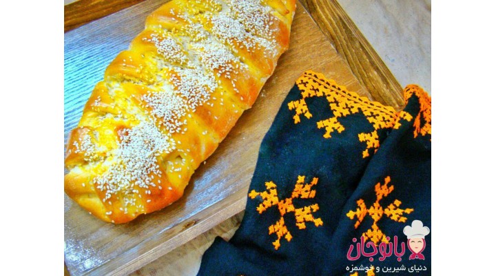 آموزش نان پنیری شیرین