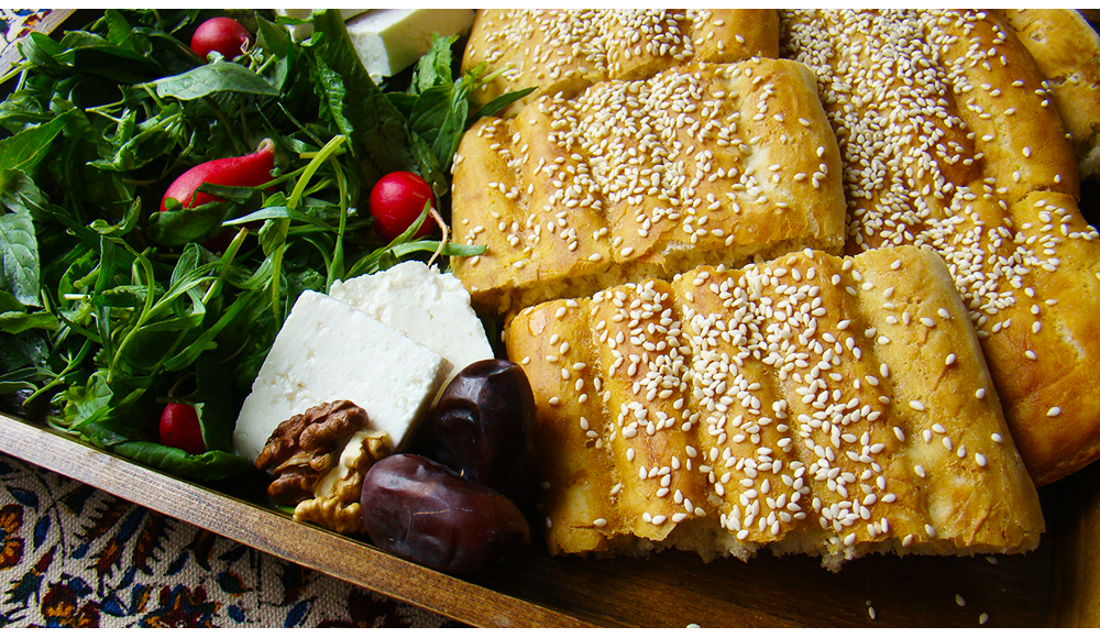 آموزش نان بربری خانگی