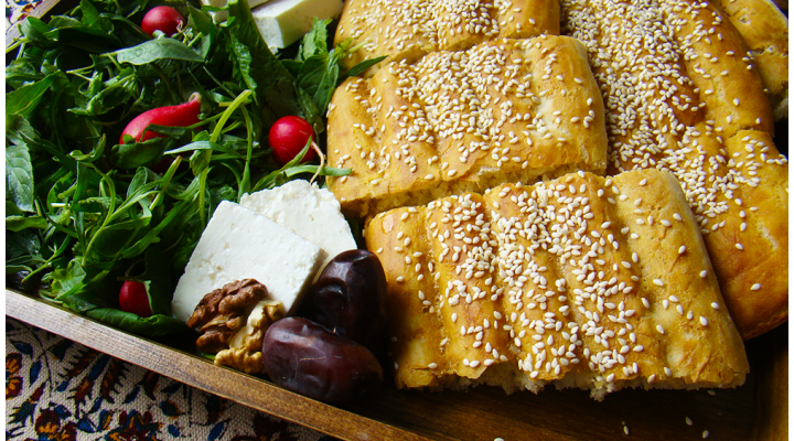 آموزش نان بربری خانگی