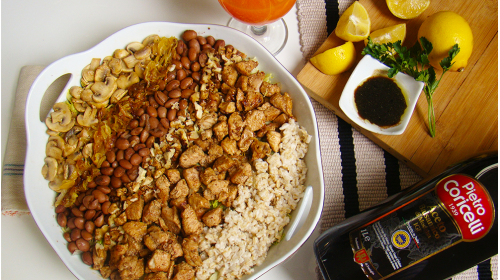 آموزش رایگان سالاد مرغ و لوبیا