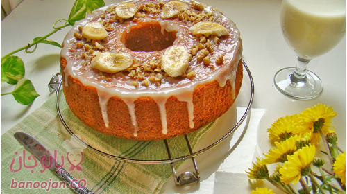 آموزش رایگان کیک شیرموز