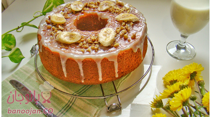 آموزش رایگان کیک شیرموز